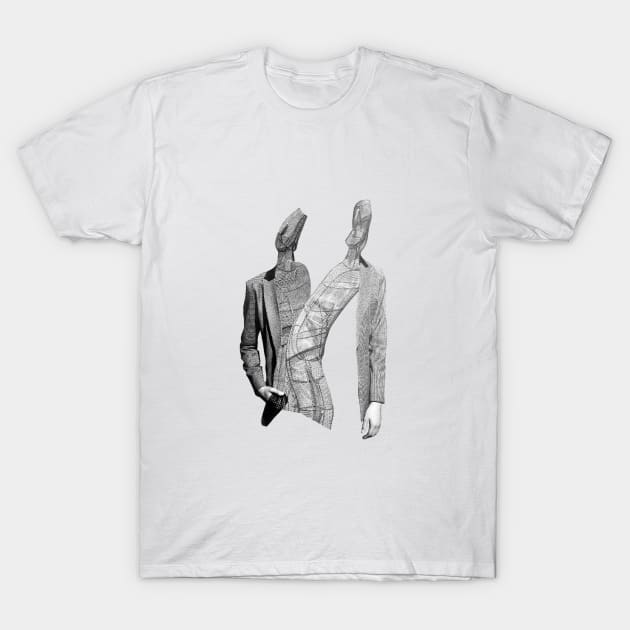 Futuristic Couple T-Shirt by camibf